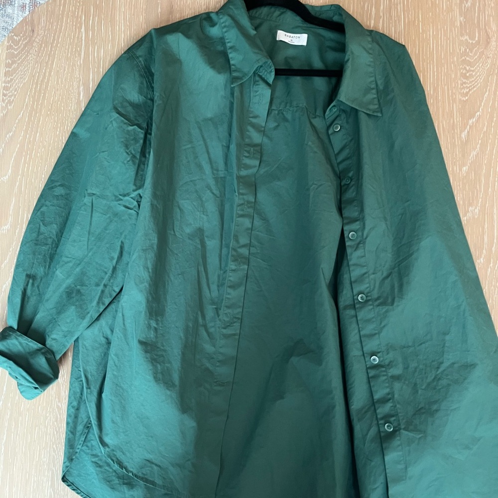 Aritzia Babaton Essential Oversized Button Down Shirt